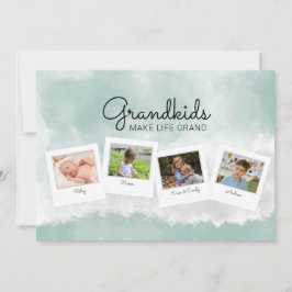 祖母のためのフォトコラージュ母の日カード カード