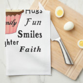 祖母のための祖母のカップケーキ キッチンタオル (四つ折り)