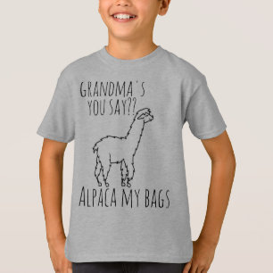 祖母のアルパカ私のバッグ Tシャツ