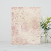 祖母のキルト – フローラシャビーシックなスクラップブック紙 (スタンド正面)