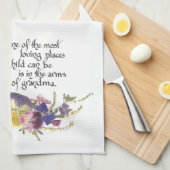 祖母のギフト キッチンタオル (四つ折り)