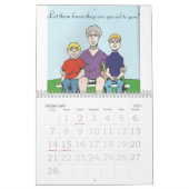 祖母のコラージュのカレンダー カレンダー (2月 2027)