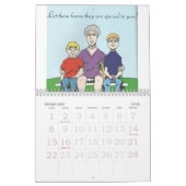 祖母のコラージュのカレンダー カレンダー (2月 2026)