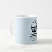 祖母のデイジーのカップケーキのマグ コーヒーマグカップ (正面左)