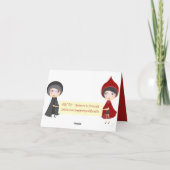 祖母のバレンタイン シーズンカード (裏面)