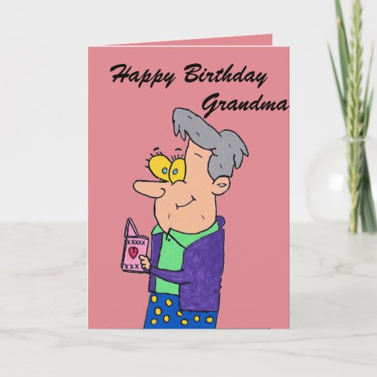 祖母のバースデー・カード カード (正面)