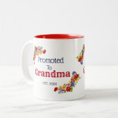 祖母のマグに促進されるカスタム ツートーンマグカップ (正面左)