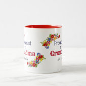 祖母のマグに促進されるカスタム ツートーンマグカップ (中央)