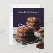 祖母のレシピ ポストカード (正面/裏面)