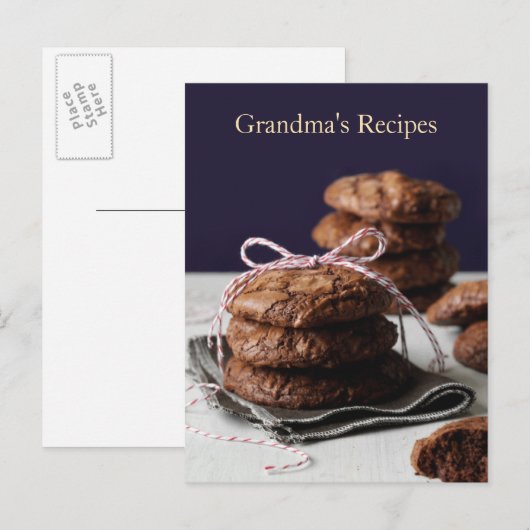 祖母のレシピ ポストカード (正面/裏面)