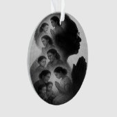 祖母の世代祈りの言葉ラウンドオーナメント オーナメント (正面)