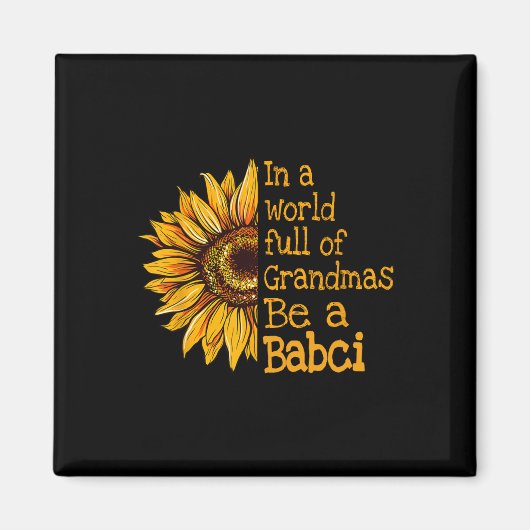 祖母の世界ではバビチポーランドのポーランドのGr マグネット (正面)