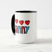 祖母の乳母のマグ マグカップ (正面左)