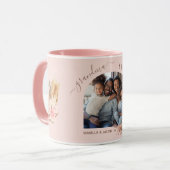 祖母の写真パンパスグラスピンク マグカップ (正面左)