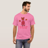 祖母の力強い抱擁-祖母くま Tシャツ (正面フル)