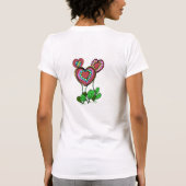 祖母の力強い抱擁 Tシャツ (裏面)