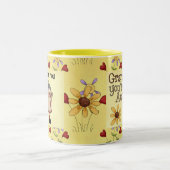 祖母の天使 ツートーンマグカップ (中央)