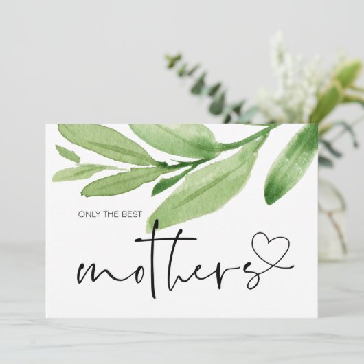 祖母の妊娠明らかに母のベビー驚き カード (スタンド正面)