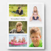 祖母の孫フォトキッズ白 フォトプラーク (正面)