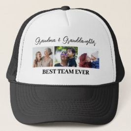祖母の孫娘最高のチームエバーカスタム キャップ