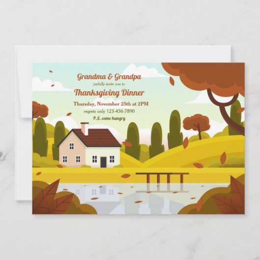 祖母の家へ行こう 招待状 (正面)