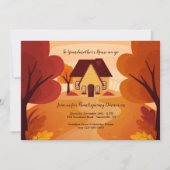 祖母の家サンクスギビングディナー招待状 招待状 (正面)