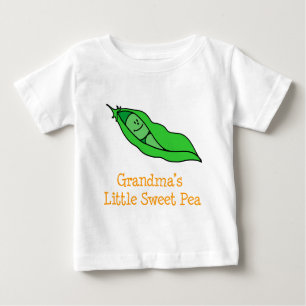 祖母の少しスイートピー ベビーTシャツ