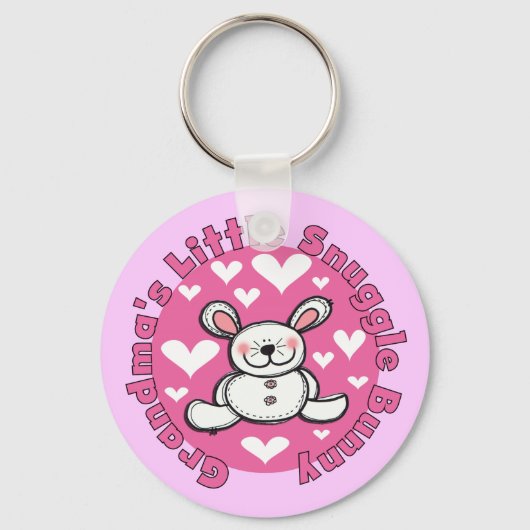 祖母の少し抱擁のバニー キーホルダー (正面)