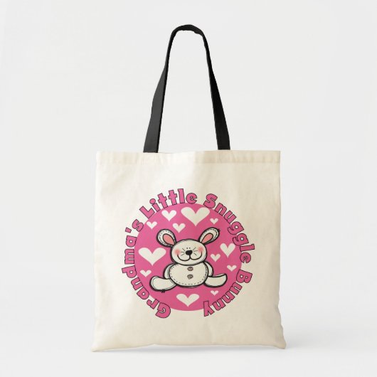 祖母の少し抱擁のバニー トートバッグ (正面)