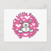 祖母の少し抱擁のバニー ポストカード (正面)