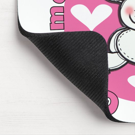 祖母の少し抱擁のバニー マウスパッド (コーナー)