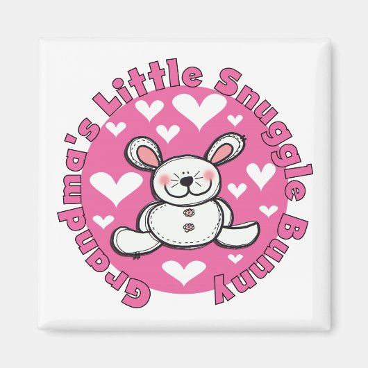 祖母の少し抱擁のバニー マグネット (正面)