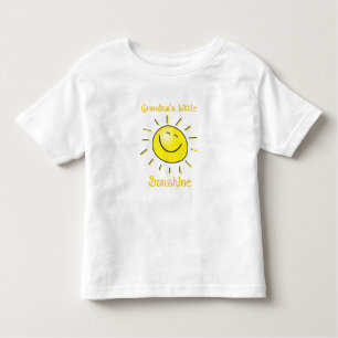 祖母の少し日光のかわいい子供の引用文 トドラーTシャツ