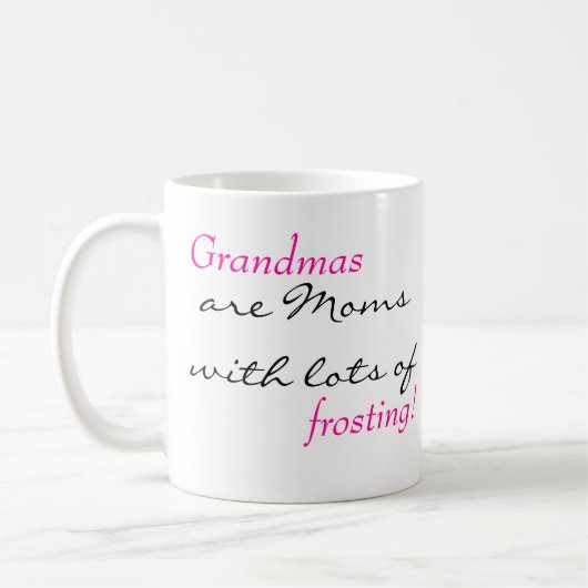 祖母の引用文 コーヒーマグカップ (左)