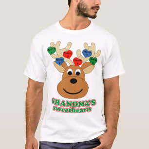 祖母の恋人はあなたの孫の名前を加えます Tシャツ
