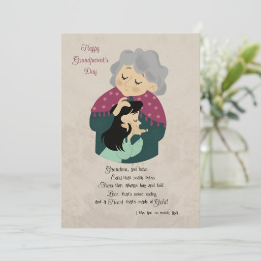 祖母の恋愛挨拶カード シーズンカード (スタンド正面)