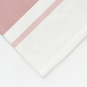 祖母の恵み6の写真のコラージュのピンク フリースブランケット (角)