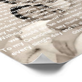 祖母の意味は、記憶の詩 ポスター (角)