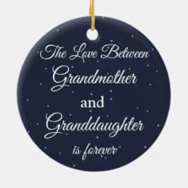 祖母の愛は永遠にある セラミックオーナメント