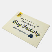 祖母の抱擁工場、町のベストの抱擁への歓迎 ドアマット (アングル)