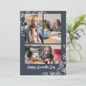 祖母の日の写真コラージホリデーカード シーズンカード (スタンド正面)