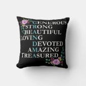 祖母の枕のための曾祖母の最も最高のなギフト クッション (正面)