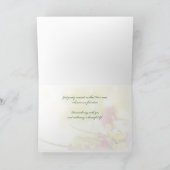 祖母の死と花を失う記念日 カード (内部)