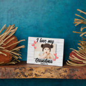 祖母の母の日が大好き フォトプラーク (側面)
