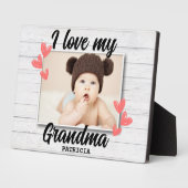 祖母の母の日が大好き フォトプラーク (側面)
