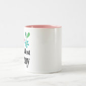 祖母の母の日のためのナニーギフト ツートーンマグカップ (中央)