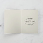 祖母の母の日のヴィンテージ カード (内部)