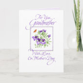 祖母の母の日 カード (正面)