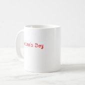 祖母の男の子のマグ コーヒーマグカップ (正面左)