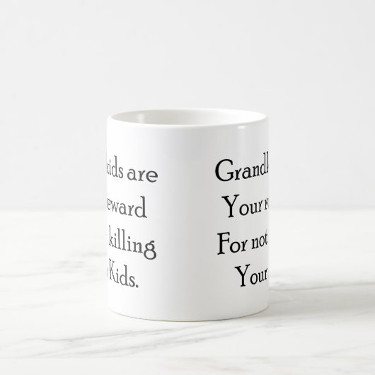 祖母の祖父母のおもしろいなギフトのためのおもしろマグカップ コーヒーマグカップ (中央)